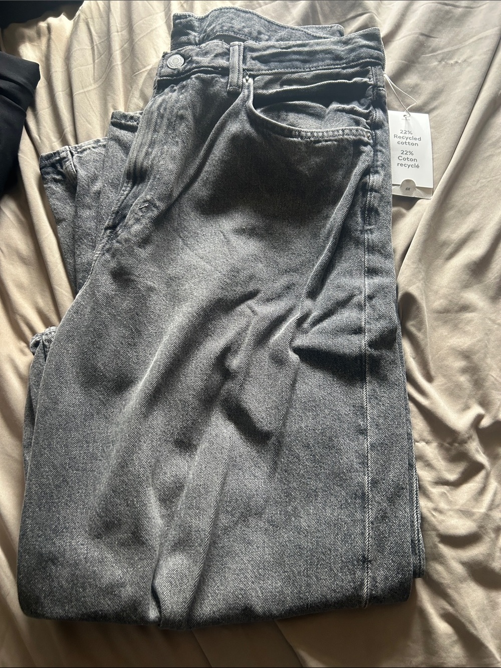 Isabel Marant pour H&M Men's Straight Jeans in Washed Gray 36x32